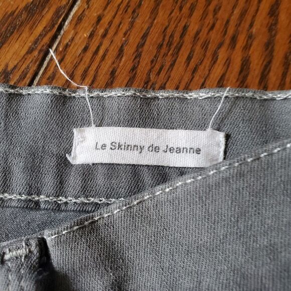 Frame le skinny de Jeanne grey distressed jeans 27 - Picture 6 of 6